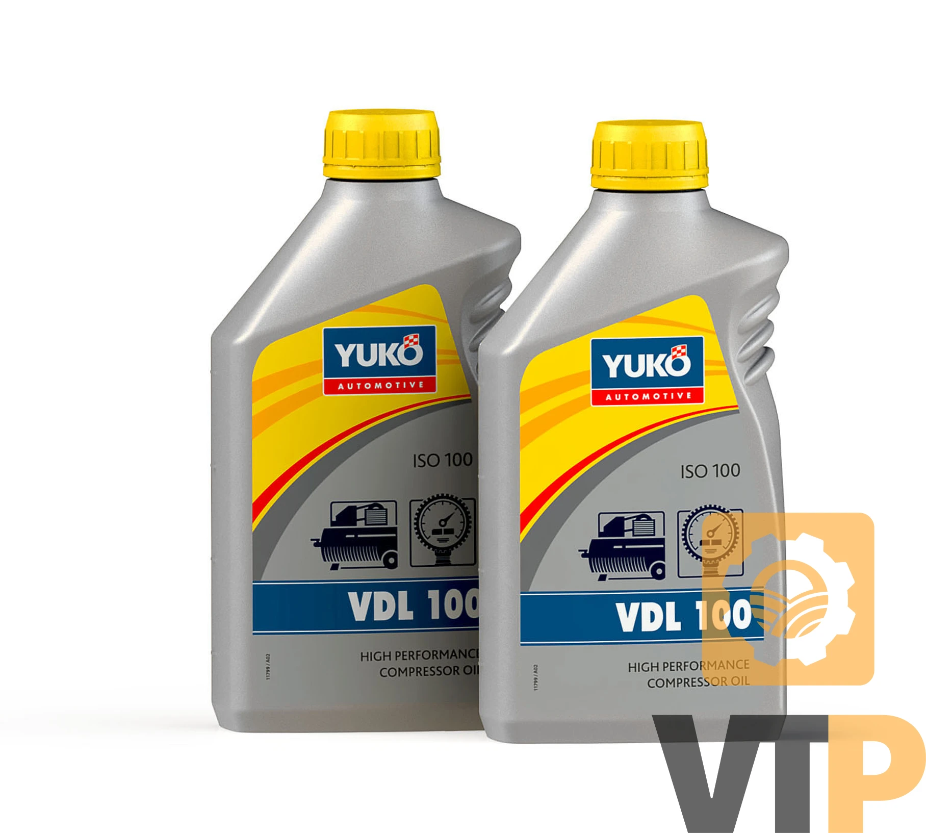 Олива компресорна YUKO VDL 100 (ISO 100)    каністра 1л ПЕ