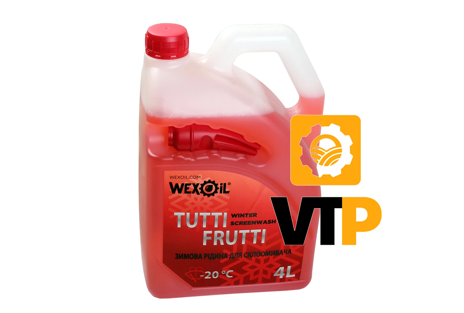 Омивач зимовий Wexoil Winter Screenwash Tutti Frutti -20 у каністрі, 4 л