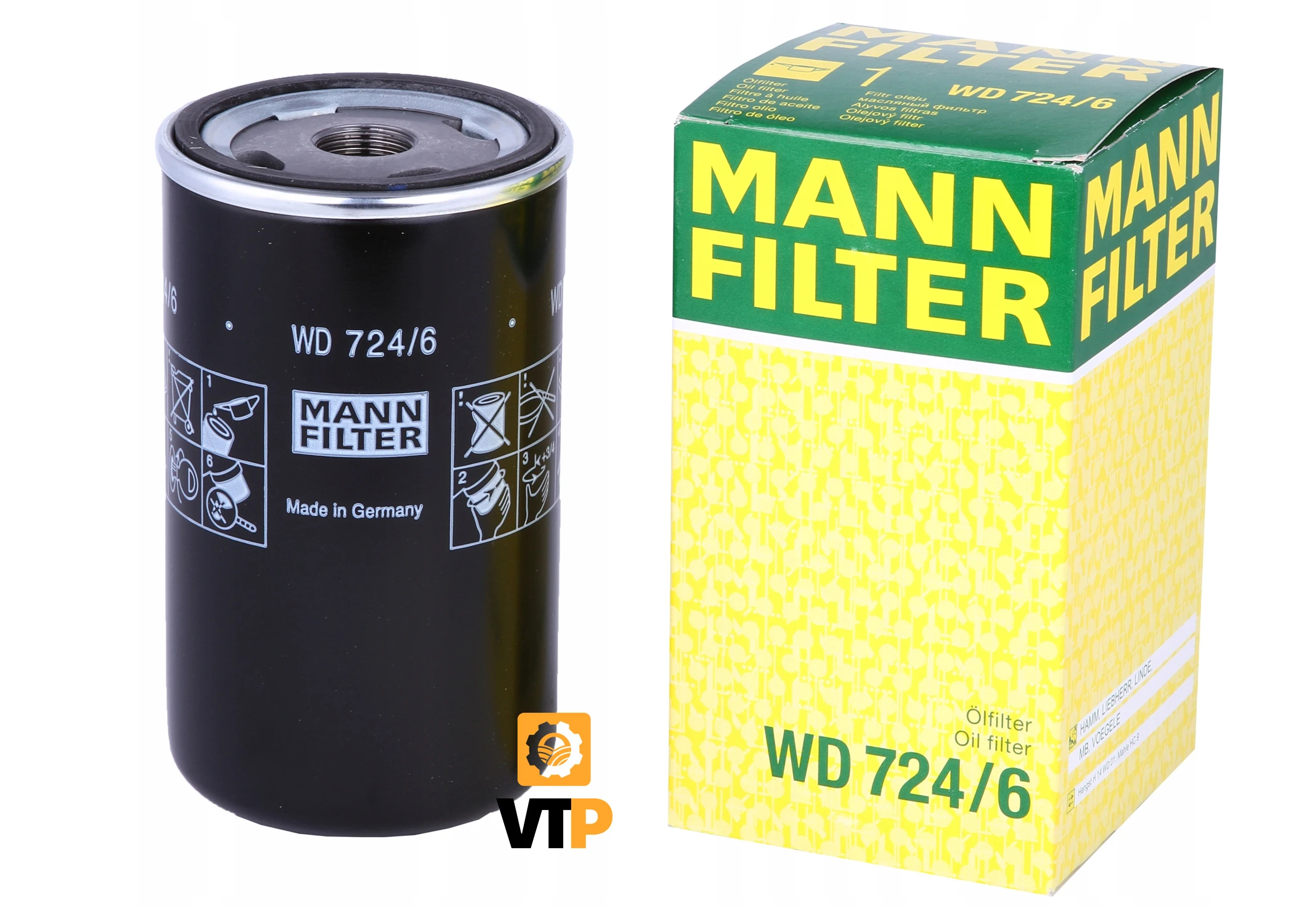 Фільтр масляний WD724/6