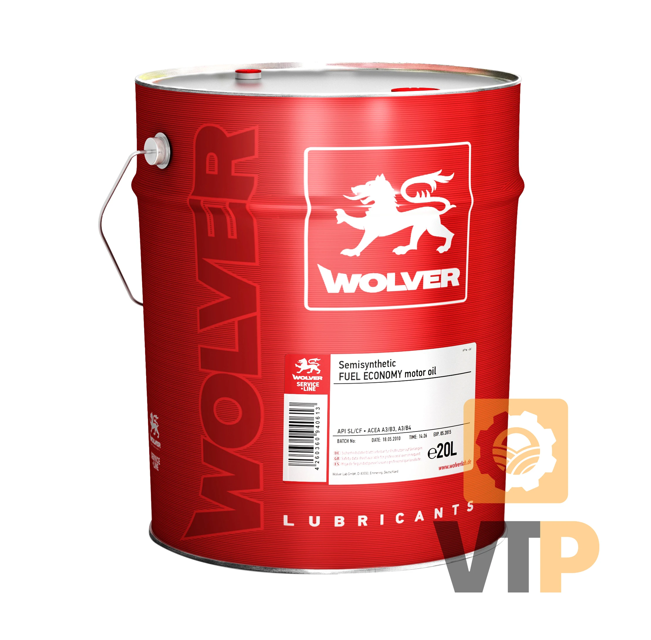 Олива трансмісійна WOLVER MULTIPURPOSE GEAR OIL SAE 75W-90 API GL-4  каністра 20л жерсть